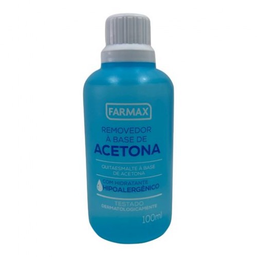 Removedor com Acetona 100ml - Farmax
