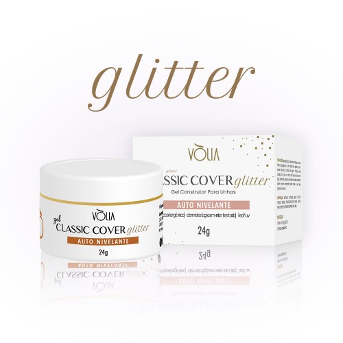 Gel Classic Cover Glitter Vòlia (24g)