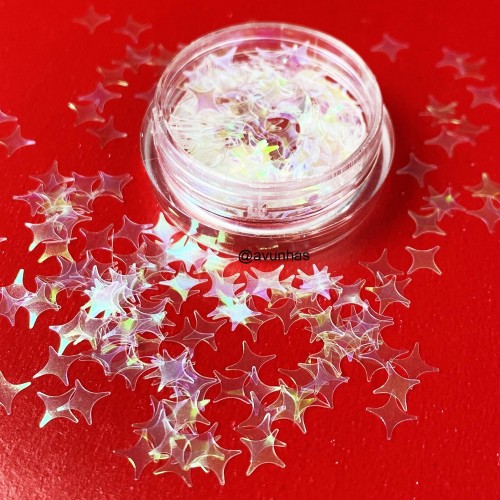 Glitter Pote Estrelas #01
